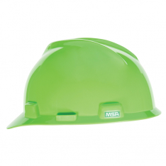 MSA 10057435, CAP, VGD, STD, 1-TOUCH, BRIGHT LIME GREEN
