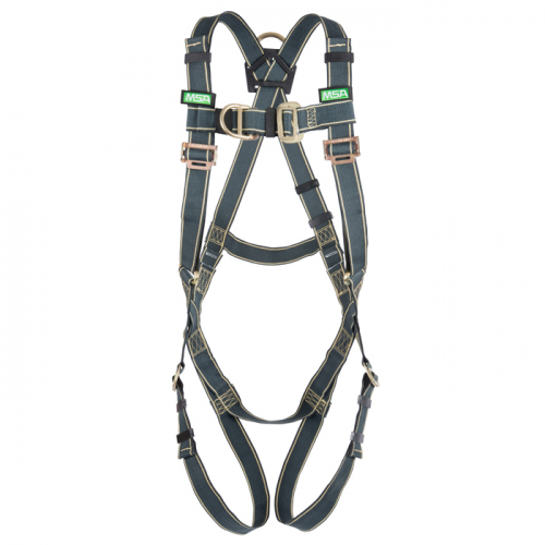 MSA 10103217, Gravity Welder Harness,  BACK D-ring,  Qwik-Fit Leg Buckles,  X-Large (XLG),  Kevlar W