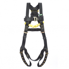 MSA 10162689, Workman Arc Flash Vest-Style Harness, BACK WEB Loop, Tongue Buckle leg straps, BELAY L