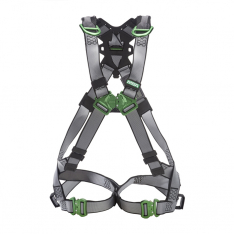 MSA 10195076, V-FIT Harness, Super Extra Large, Back & Shoulder D-Rings, Quick-Connect Leg Straps