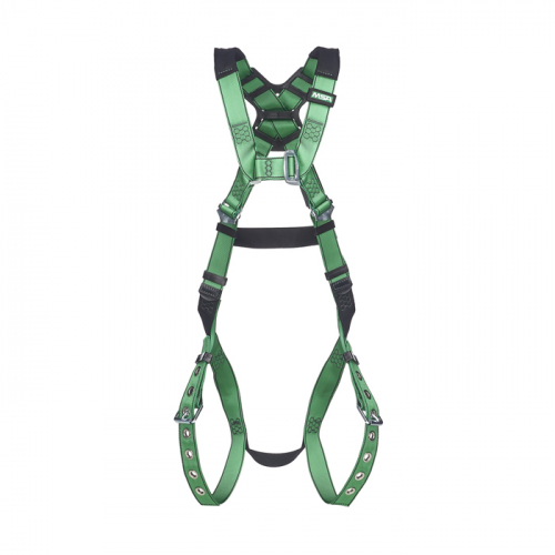 MSA 10206059, V-FORM Harness, Extra Large, Back D-Ring, Tongue Buckle Leg Straps Quick Connect Chest