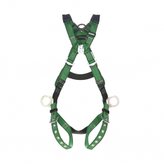 MSA 10206061, V-FORM Harness, Extra Small, Back & Hip D-Rings, Tongue Buckle Leg Straps Quick Connec