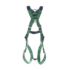 MSA 10206065, V-FORM Harness, Extra Small, Back & Chest D-Rings, Tongue Buckle Leg StrapsQuick Conne