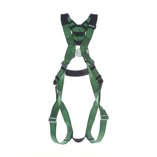 MSA 10207732, V-FORM Harness, Super Extra Large, Back D-Ring, Qwik-Fit Leg StrapsQuick Connect Chest