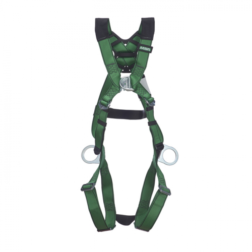 MSA 10208272, V-FORM Harness, Extra Large, Back & Hip D-Rings, Qwik-Fit Leg StrapsQuick Connect Ches