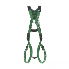 MSA 10208275, V-FORM Harness, Standard, Back D-Ring with D-Ring Extender, Tongue Buckle Leg Straps Q