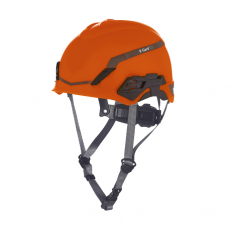 MSA-10219938, V-Gard H1 Safety Helmet, NoVent, Orange, Fas-Trac III Pivot, ANSI, CSA