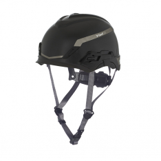 MSA-10219939, V-Gard H1 Safety Helmet, NoVent, Black, Fas-Trac III Pivot, ANSI, CSA