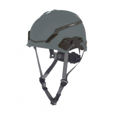 MSA-10219940, V-Gard H1 Safety Helmet, NoVent, Gray, Fas-Trac III Pivot, ANSI, CSA
