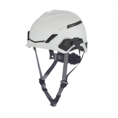 MSA-10219941, V-Gard H1 Safety Helmet, BiVent, White, Fas-Trac III Pivot, ANSI, CSA