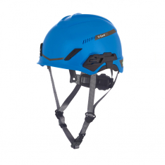 MSA-10219943, V-Gard H1 Safety Helmet, BiVent, Blue, Fas-Trac III Pivot, ANSI, CSA
