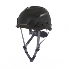 MSA-10219948, V-Gard H1 Safety Helmet, BiVent, Black, Fas-Trac III Pivot, ANSI, CSA