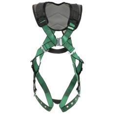 MSA 10205845, V-FORM+ Harness, Standard, Back D-Ring, Tongue Buckle Leg Straps