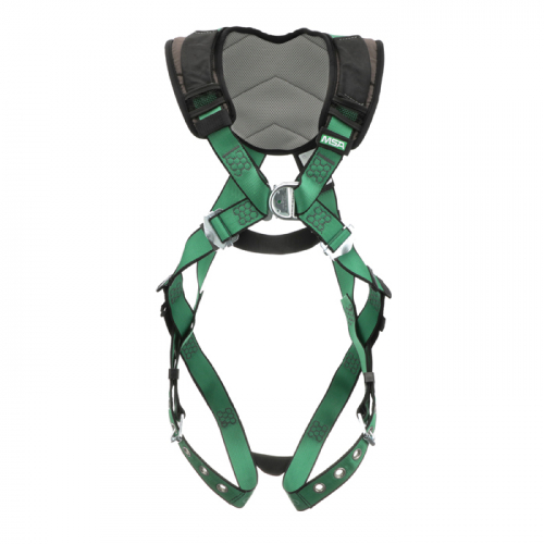 MSA 10206093, V-FORM+ Harness, Standard, Back & Chest D-Rings, Tongue Buckle Leg Straps