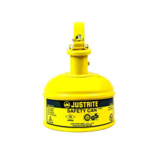 JUSTRITE 10011, CAN, SAFETY, STEEL, 1PT, YEL