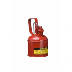 JUSTRITE 10101, CAN, SAFETY, STEEL, 1QT, RED