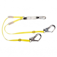 MSA 10155584, LANYARD, LITE LINE, TWIN LEG, LG SNAP