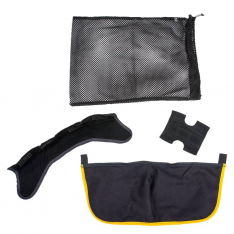 MSA 10160548, Replacement Kit, Standard Ratchet Headband, Yellow Nomex Earlap