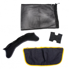 MSA 10160550, Replacement Kit, Standard Ratchet Headband, Yellow Nomex Earlap