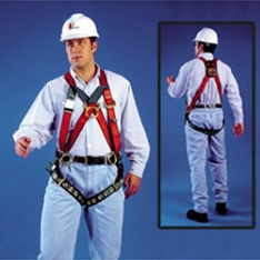 MSA 502733 aka MSA 415491, Pullover style, tongue buckle leg straps, back D ring, X Small size, (New