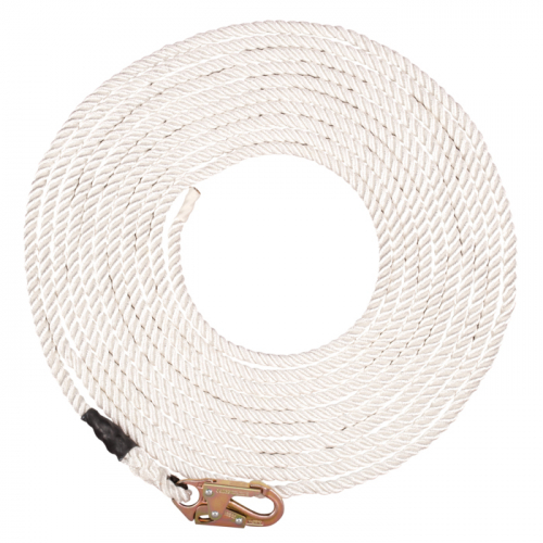 MSA 415871, MSA Polyester Rope Vertical Lifeline with 36C snaphook, 100ft, ANSI