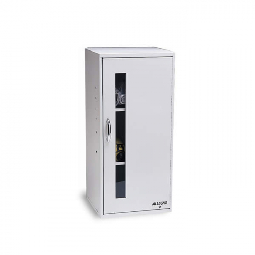 Allegro Industries 4200, Generic One Door, White Storage Wall Case w/ Label Kit
