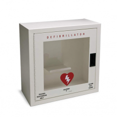 Allegro Industries 4210-01, Small White Metal Defibrillator w/ Alarm