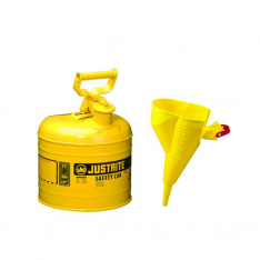 JUSTRITE 7120210, CAN, SAFETY W/FNL, T1, 2G YEL
