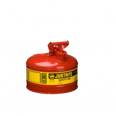 JUSTRITE 7125100, CAN, SAFETY, TYPE 1, 2.5G, RED