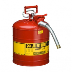 JUSTRITE 7250130, CAN, SFTY, 1" HOSE, T2, 5G RED
