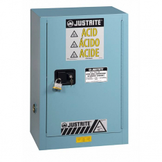 JUSTRITE 891222, CABINET, ACID CMP 12G, SC BLU