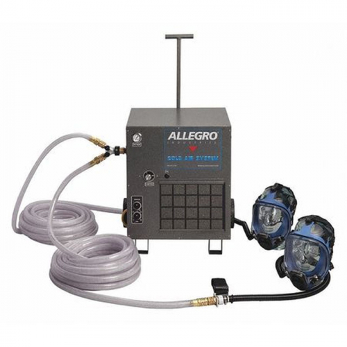 Allegro Industries 9200-02CA, Two-Worker Cold Air Full Mask System, 100' Airline Hoses