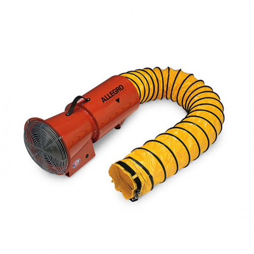 Allegro Industries 9514-25, Axial Blower w/ Canister, A.C. Electric 1/3 HP (Includes 25' Ducting)