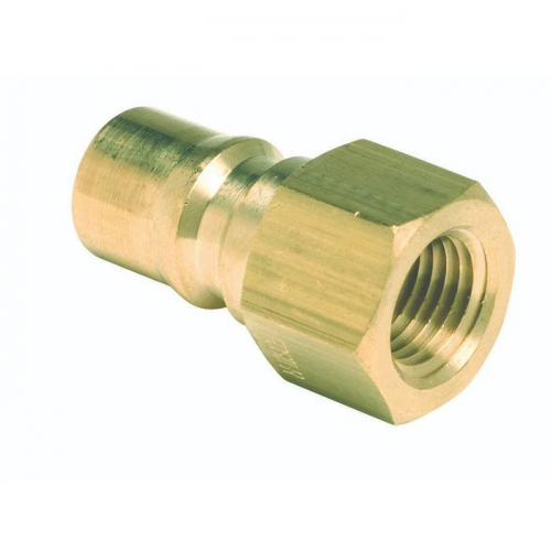 MSA 629981, PLUG, QUICK DISCONNECT, FOSTER, BRASS, MALE WITH FEMALE 1/4" NPT