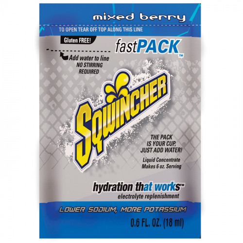 Sqwincher 159015301, Single Serve Fast Pack Cherry, 159015301