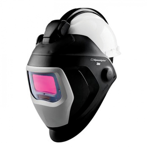 3M 06-0100-30QR, 3M Speedglas 9100QR Welding Helmet with Auto-Darkening Filter and Hard Hat, 06-0100