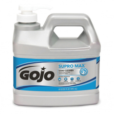 Gojo 0972-04, GOJO SUPRO MAX Hand Cleaner - .5 Gallon w/ Pump Disp, 0972-04