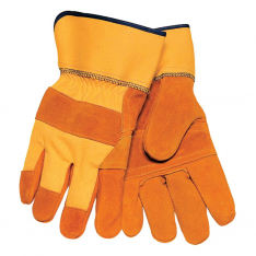Tillman 1500YPP, 1500YPP Bourbon Brown Side Split Cowhide Gloves, 1500YPP