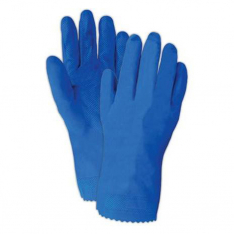 Ansell 185742SB, Ansell FL155 Blue Unsupported Latex Gloves, 185742SB