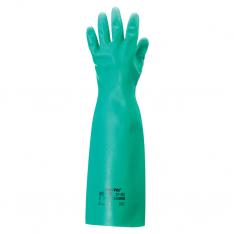 Ansell 37-185-8, Sol-Knit  Heavy Duty Chemical Gloves, 37-185-8