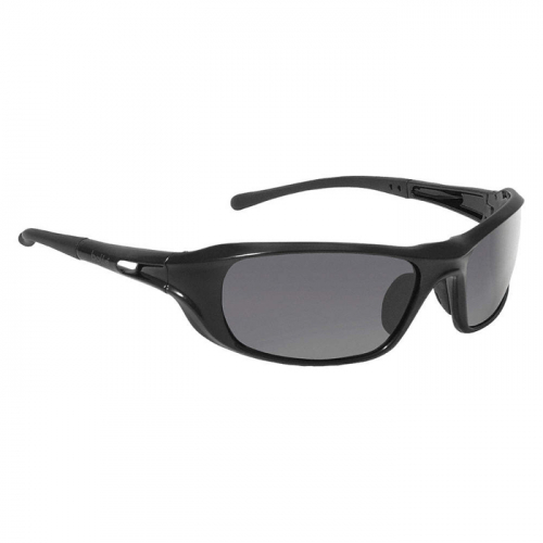 Bolle 40060 Shadow Safety Glasses Black Frame Smoke  Lens