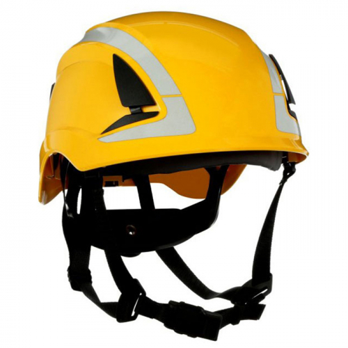 3M 7100175555, 3M SecureFit Safety Helmet X5000: Reflective, Yellow, 7100175555