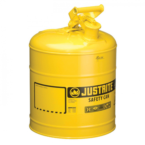 Justrite 7150200, Type I Steel Safety Cans, 7150200