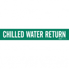 Brady 79577, Chilled Water Return Pipe Marker, 79577