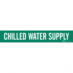 Brady 79581, Chilled Water Supply Pipe Marker, 79581