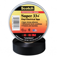 3M 80610833834, Scotch Super 33+ Vinyl Electrical Tape, 80610833834
