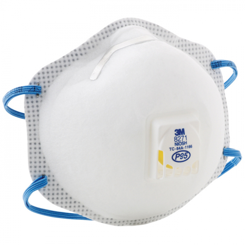 3M 8576, 3M Particulate Respirators P95 with Exhalation Valve, 8576