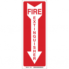 Brady 90367, Fire Extinguisher Sign, 90367