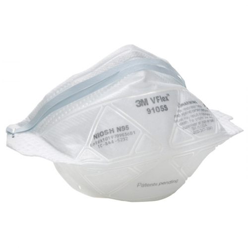 3M 9105, 3M VFlex Particulate Respirators 9105 N95, 9105 Sorry Backordered.