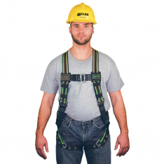 Honeywell E650-4-UGN, Honeywell Miller E650-4/GNU DuraFlex Stretchable Full Body Safety Harness, E65